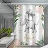 Bathroom Thickened Waterproof Curtain Mildew Proof Shower Curtain Shower Partition Curtain Shower Curtain Bathroom Curtain Free Perforation