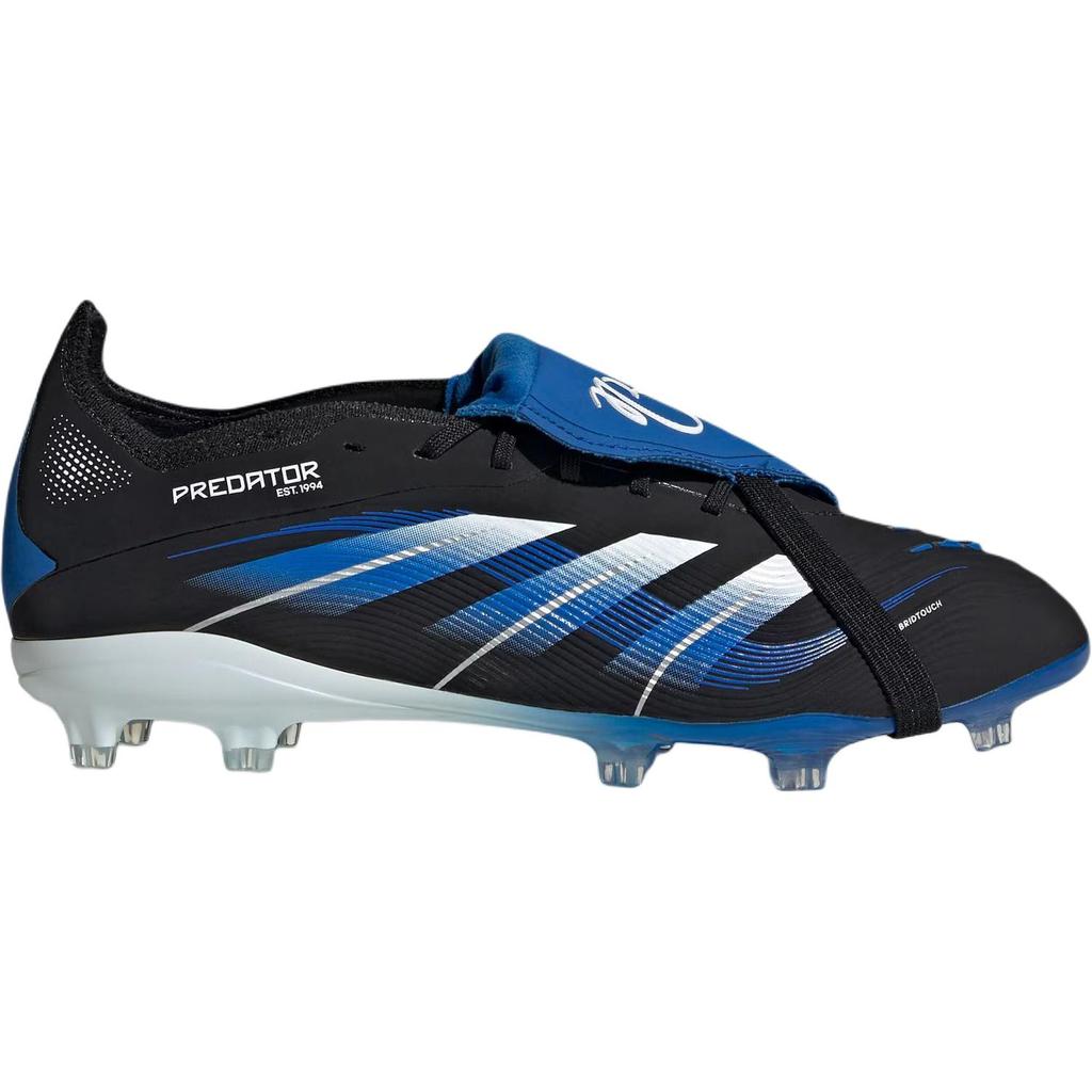 Adidas Predator Elite Ft Fg Jb Серия Bellingham Удобные Универсальные Модные Низкие Детские Футбольные Бутсы Детские Футбольные Бутсы Черные Синие JR1754