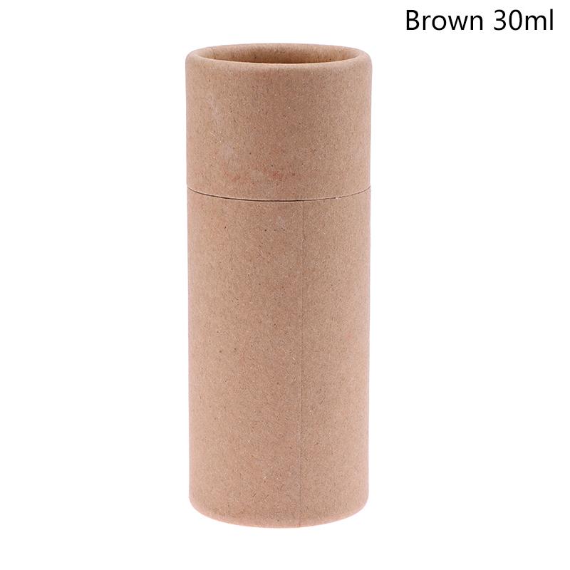 Круглая картонная подарочная коробка Упаковка для флаконов косметических эфирных масел Упаковка для помады Упаковка для духов Коробки из крафт-бумаги