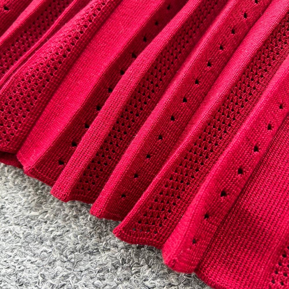 Летние женские элегантные платья-свитера облегающего кроя с V-образным вырезом и застежкой на одну пуговицу, длинные макси с юбкой «рыбий хвост»