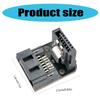 Адаптер SATA 7Pin (мама) к 7Pin (папа) угловой 90 градусов для материнских плат настольных ПК, SSD, HDD