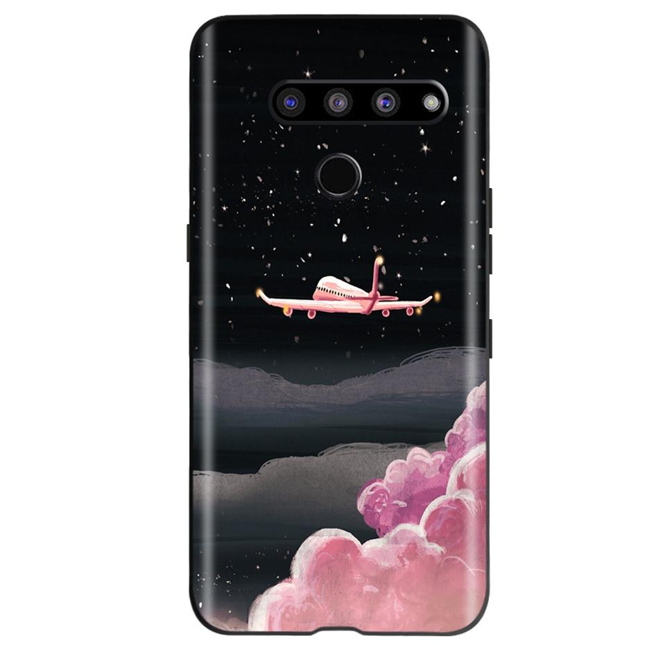 Чехол для LG V50 ThinQ 5G Модный узор Мягкий силиконовый ТПУ Чехол для телефона Для LG V50S ThinQ 5G V50 50S V500N V450 V510N Funda