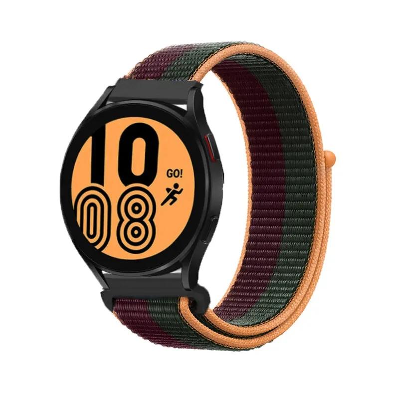 Нейлоновый ремешок-петля 20 мм 22 мм для Garmin Forerunner 265 965 255 255M 245 645 158/Venu 2Plus/Vivoactive 4 3/Venu SQ 2 Ремешок для браслета