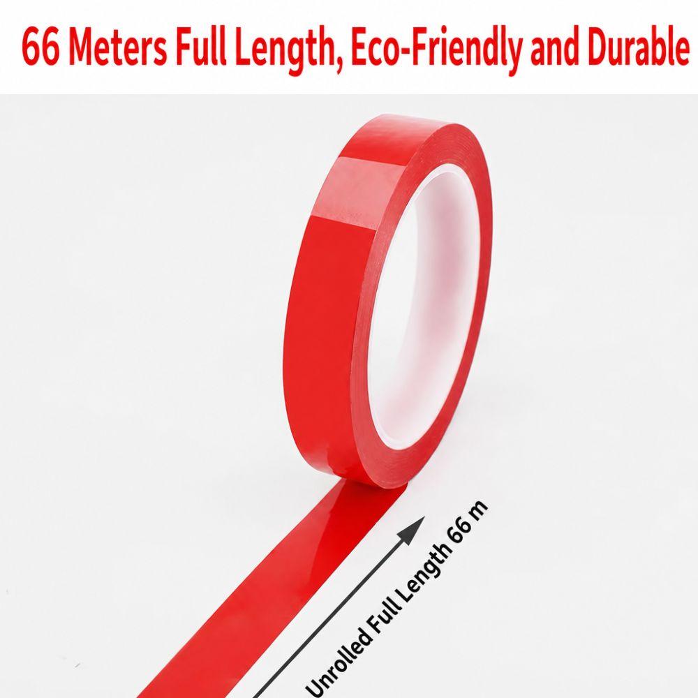 3/5/8/10mm Width Marking Tape 66 Meters Mylar Tape High Insulate Whiteboard Tape