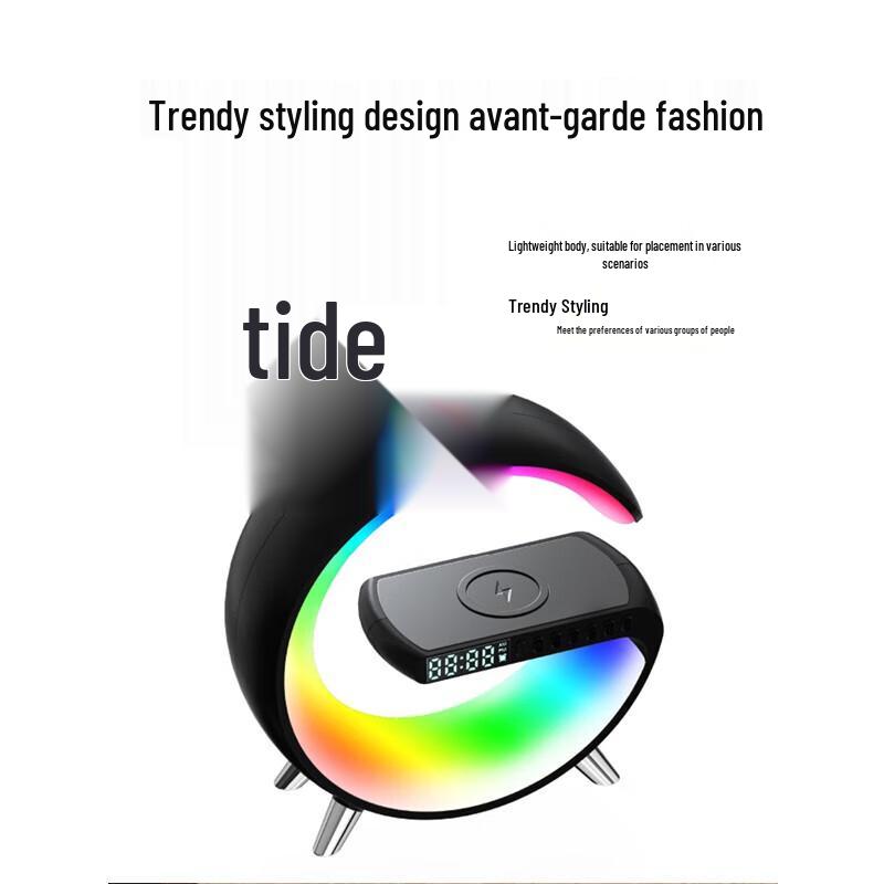 Bach Johann G7 Portable HIFI Bluetooth Speaker with Ambient Light