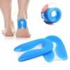 Silicone PU Gel Insoles Heel Cushion Soles Foot Heel Protectors Shoe Pad Feet Care Insert Half Insoles