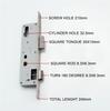 Broken bridge door lock body 8520 35mm 8525 single point aluminum alloy door lock body