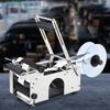 MT-50 Semi-automatic Round Bottle Labeling Machine, Adjustable Bottle Labeler 50pcs/min Label Applicator for Bottles 12-90mm