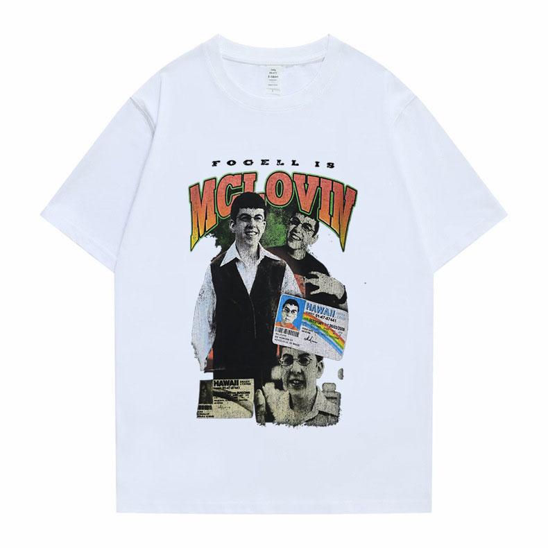 Mclovin Superded Men Cotton T-shirt Summer Mens Women Harajuku Short Sleeve Funny Birthdy Gift for Man Print Art Tees Tops