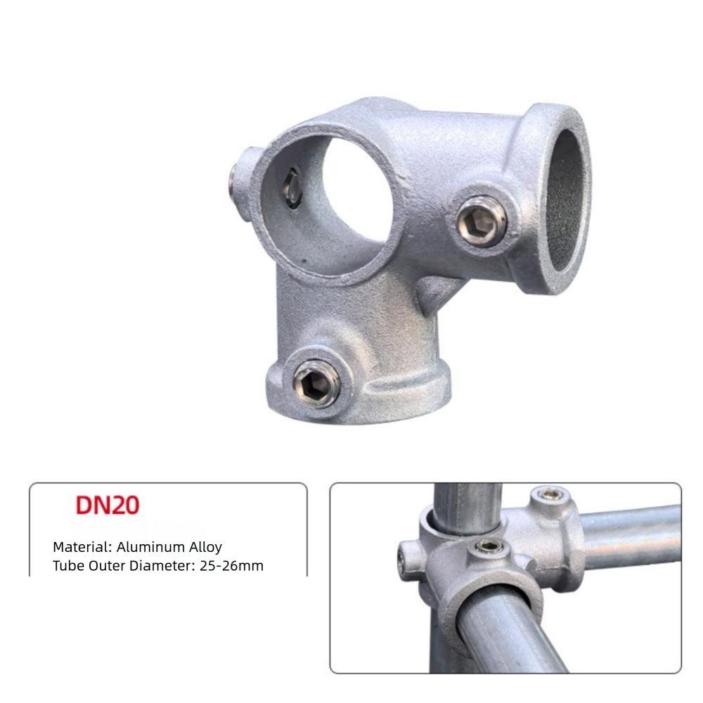 New 3\4" Pipe Fitting Connector Fixed buckle Circular Frame Fasteners Elbow Corner Circular Pipe Connector Steel Tube Shelf