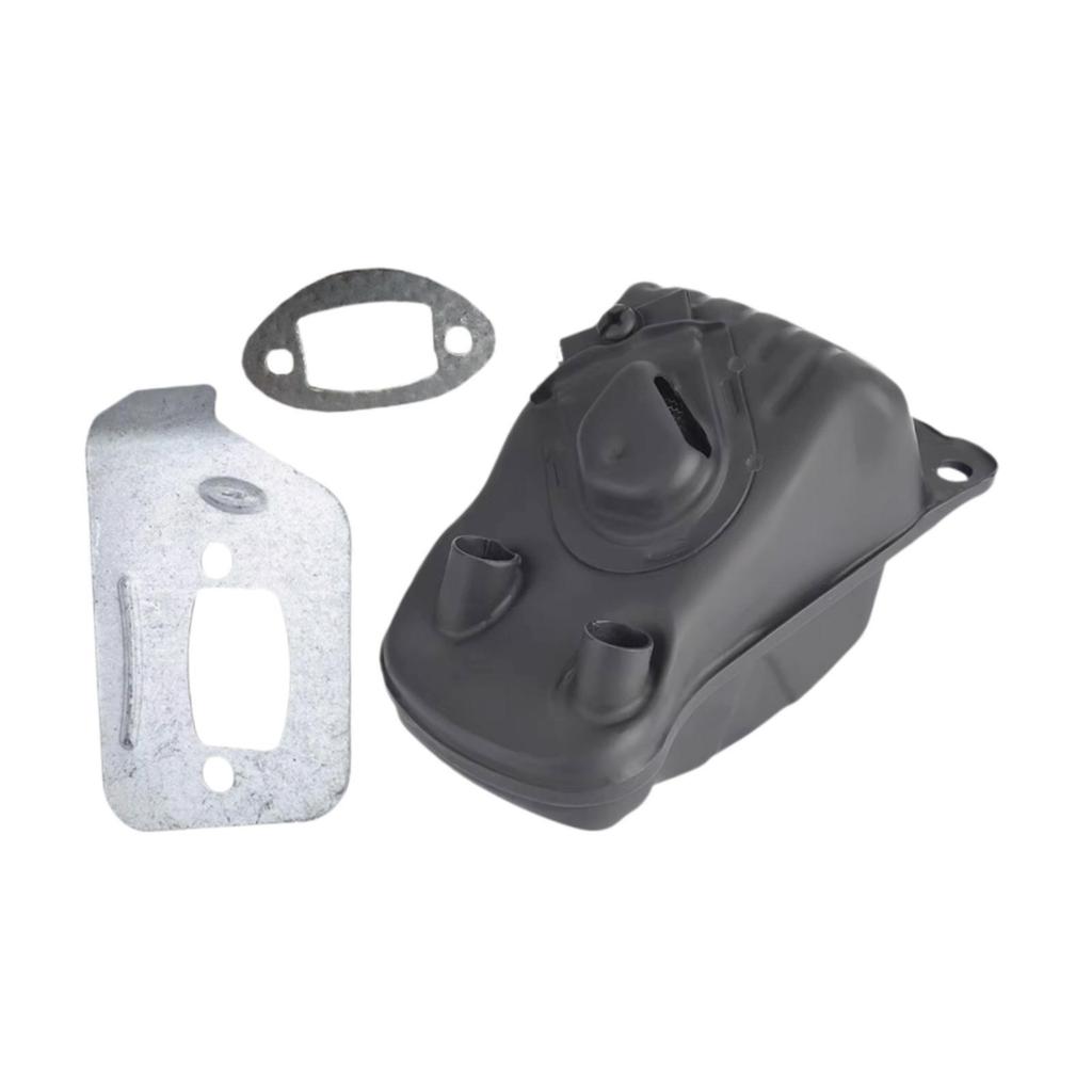 Metal Chainsaw Muffler Exhaust Assembly Easy Install Accessory Kit for 550XP 545 Chainsaw
