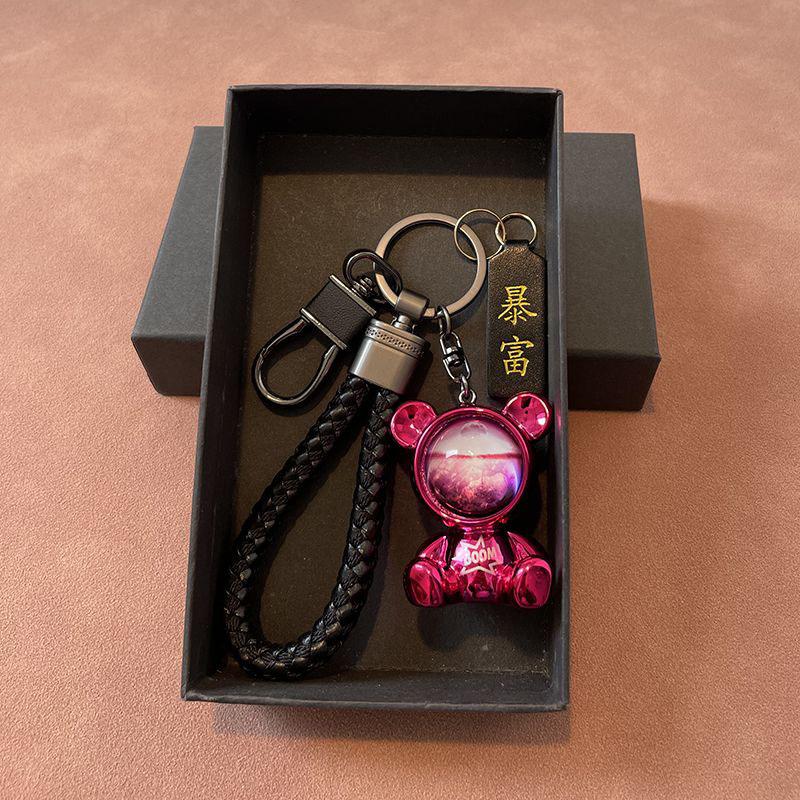 Мультяшный Милый Брелок Креативный Кулон Персонализированная Кукла Автомобильный Подарок Брелок Сумка Медведь Кулон для Пары