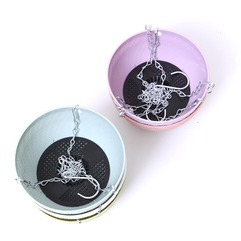 Балконная цепь, висящая на плантаторах, корзина с цветочным горшком, имитация плетения из ротанга