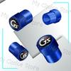 4Pcs/lot GS Emblem Car Wheel Tire Valve Caps Tyre Stem Airdust Waterproof MC36 Covers For Toyota RAV4 Hilux Voxy Noah Zrr80 65 R70