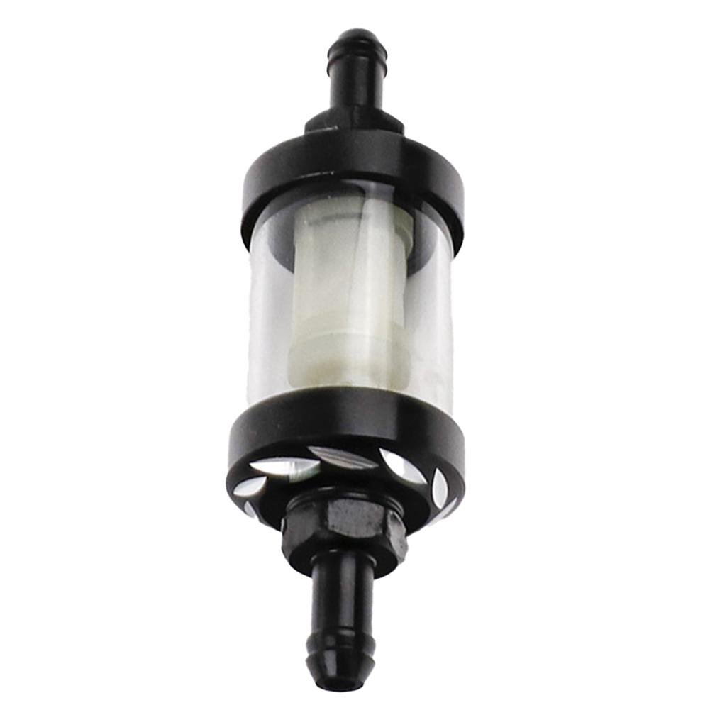 1 шт. 8 мм Алюминиевый сплав Стекло Мотоциклетный масляный фильтр Мотоциклетный топливный фильтр Модификационные аксессуары