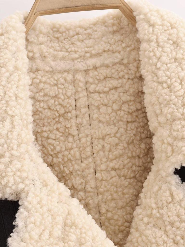 Женская кожаная куртка-пальто из цельного меха в европейском и американском стиле - Универсальная новая мода