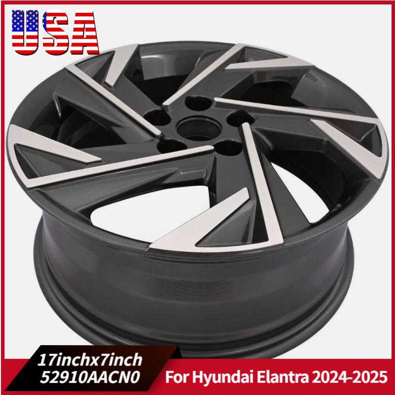 17-дюймовыйx7-дюймовый алюминиевый диск для Hyundai Elantra 2025-2025 52910AACN0 Аксессуары для колпака ступицы автомобиля Performance