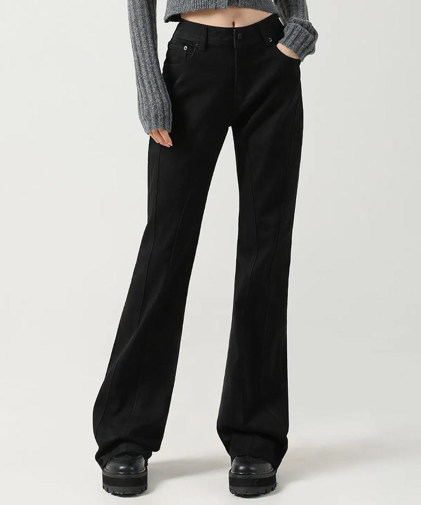 AVANDRESS Thin Bootscut Pants Vintage Blue (C Type)