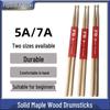 Maple 7A 5A Jazz Practice Drumsticks & Mallets