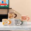 Creative DIY Mug Couple Water Cup Coffee Cup High Precision Ceramic Cup Souvenir Cute Animal Cup