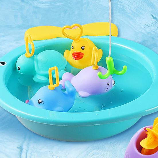 20 шт. Игрушки для рыбалки с утками, игрушки для купания для детей, плавающие игры для рыбалки, игры для пляжа и бассейна, веселье в помещении и на открытом воздухе, подарок для детей
