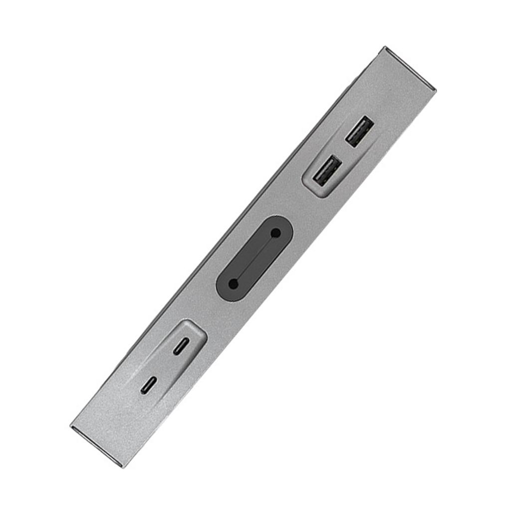 Для автомобиля 3/Y Центральная консоль Перчаточный ящик USB-концентратор Порты Передача данных Адаптер Док-станция Расширение 27 Вт Быстрая зарядка