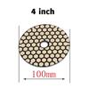 4-дюймовый 100-миллиметровый комплект алмазных полировальных дисков для влажной/сухой полировки гранита, камня, бетона, мрамора, шлифовальных полировальных дисков