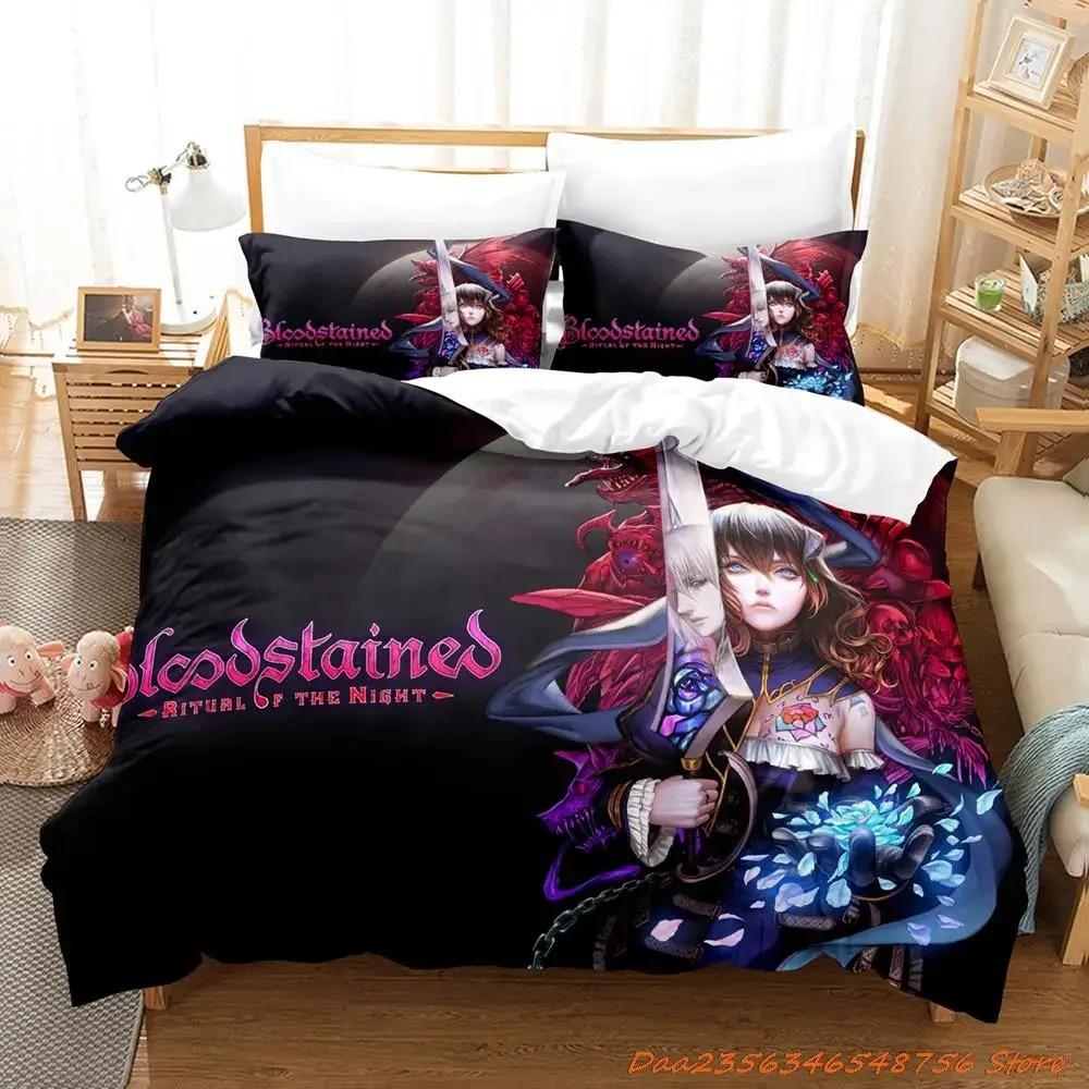 Игровой постельный комплект BLOODSTAINED RITUAL OF THE NIGHT Односпальный Twin Полноразмерный Queen King Размер Постельное белье для взрослых и детей Пододеяльник Комплекты Инструмент