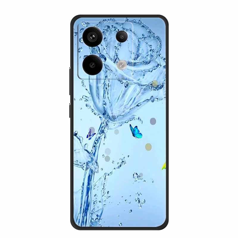 Для Xiaomi Redmi Note 13 Pro 5G 4G Чехол Животные ТПУ Мягкий Силикон Задняя Крышка Чехлы для Телефона для Redmi Note13 4G 5G Бампер Волк Пара