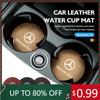 2025 Hot Universal Car Coaster Anti-Slip Mats Water Cup Drink Pads For Benz W202 W212 W126 W140 W168 W177 CLS GLE GLC GLS CLA