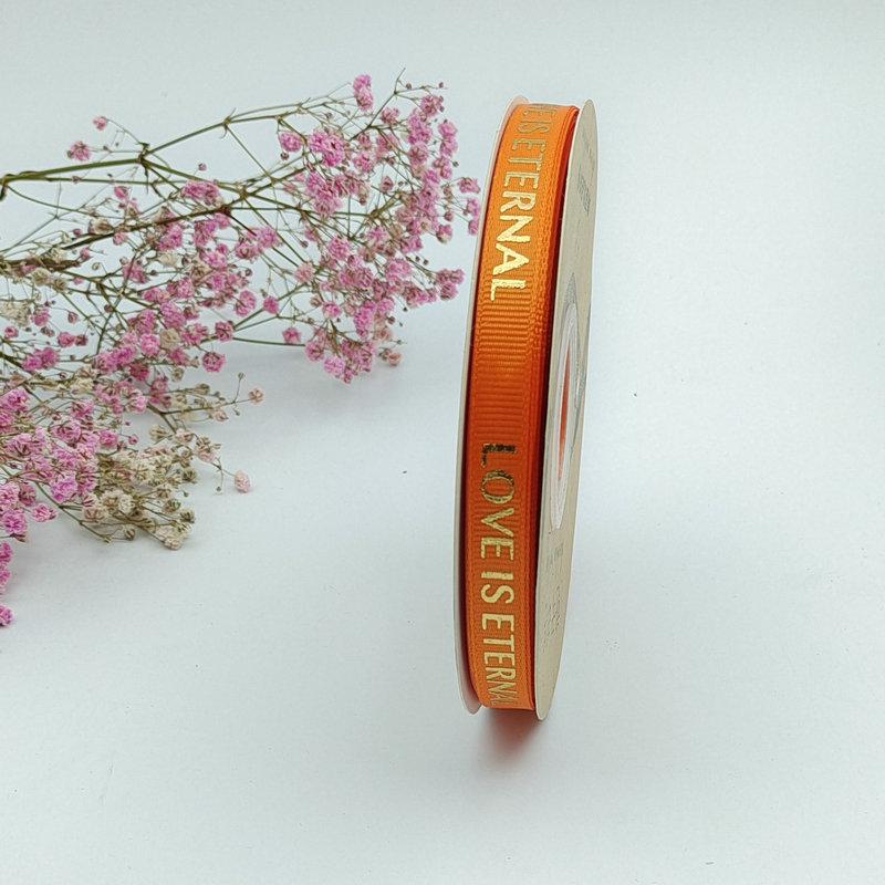 1 см качественная термофиксированная лента для горячего тиснения с нитками для упаковки цветов с надписью