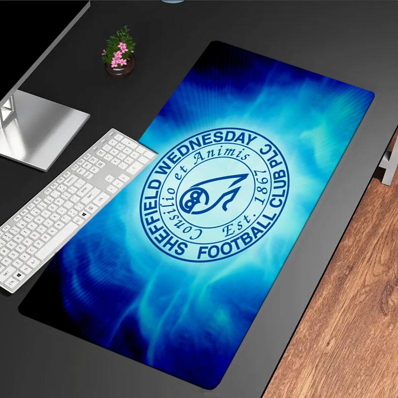 Коврик для мыши с гербом Sheffield Wednesday, резиновая основа, коврик для игрового стола, коврик для мыши для геймеров и офисного использования, игровой стол, легко моющийся коврик