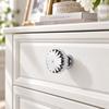 Bright Silver Dresser Pulls Furniture Handles  for Wardrobe Cabinet Drawer Dresser Furniture