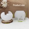 Eggshell Shape Silicone Candle Stand Mould For Epoxy Resin Candle Tealight Holder Decoration Candlestick Silicone Molds