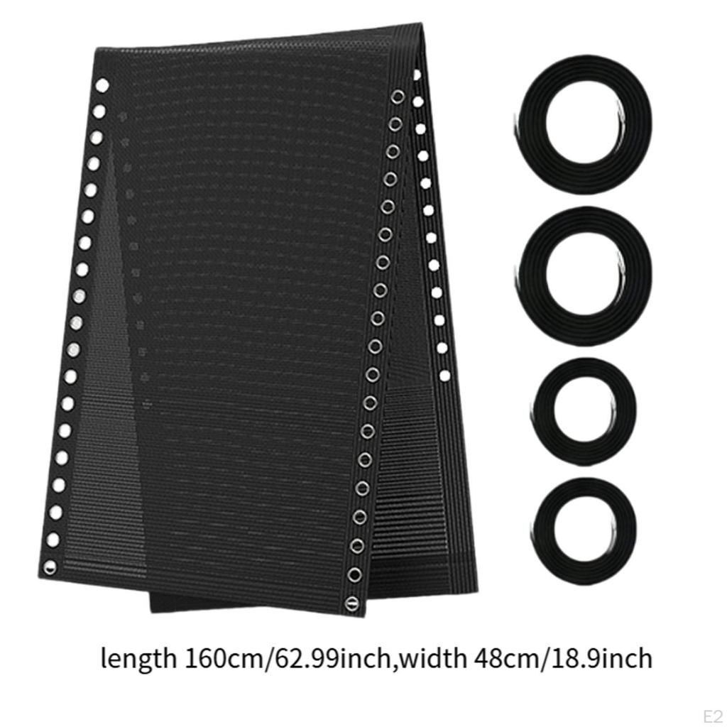 Запасные части для кресла-реклайнера, уличные складные сетчатые части с 4 эластичными шнурами для шезлонга