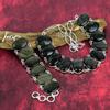 Silver Sheen Obsidian Gemstone Jewelry, 925 Solid Sterling Silver Bracelet & Necklace Jewelry Set For Her, Handmade Gorgeous Jewelry Set For Love