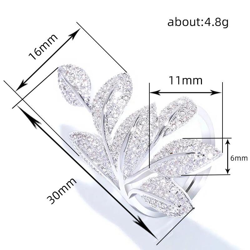 Кольцо на палец из стерлингового серебра для женщин, полностью вымощенное сверкающими кубическими цирконами, кольца из кристаллов, свадебные роскошные модные ювелирные изделия