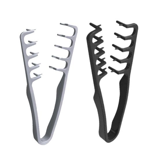 1/2/3 шт. Расческа для придания объема и текстуры волосам, с широкими зубьями, для укладки пышных волос, инструмент для приподнятия корней и придания объема, женский/мужской, аксессуар для ухода за челкой и пробором