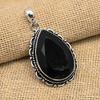 Драгоценный камень из черного шпинеля, ювелирные изделия из стерлингового серебра 925 пробы ручной работы, роскошный кулон для свадебного подарка