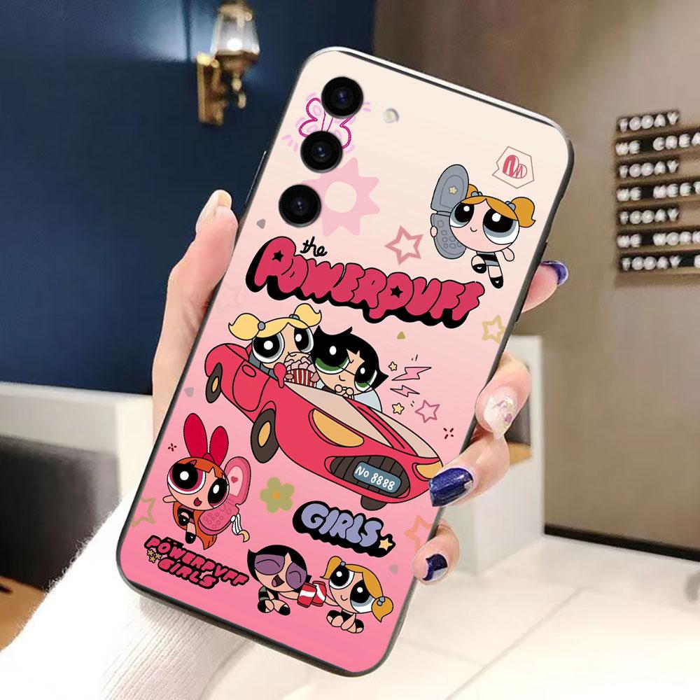 Чехол для телефона P-Powerpuff Girls для Samsung Galaxy S24 S23 S22 S21 S20 FE S25 LITE PLUS ULTRA 5G Силиконовый чехол Funda Shell