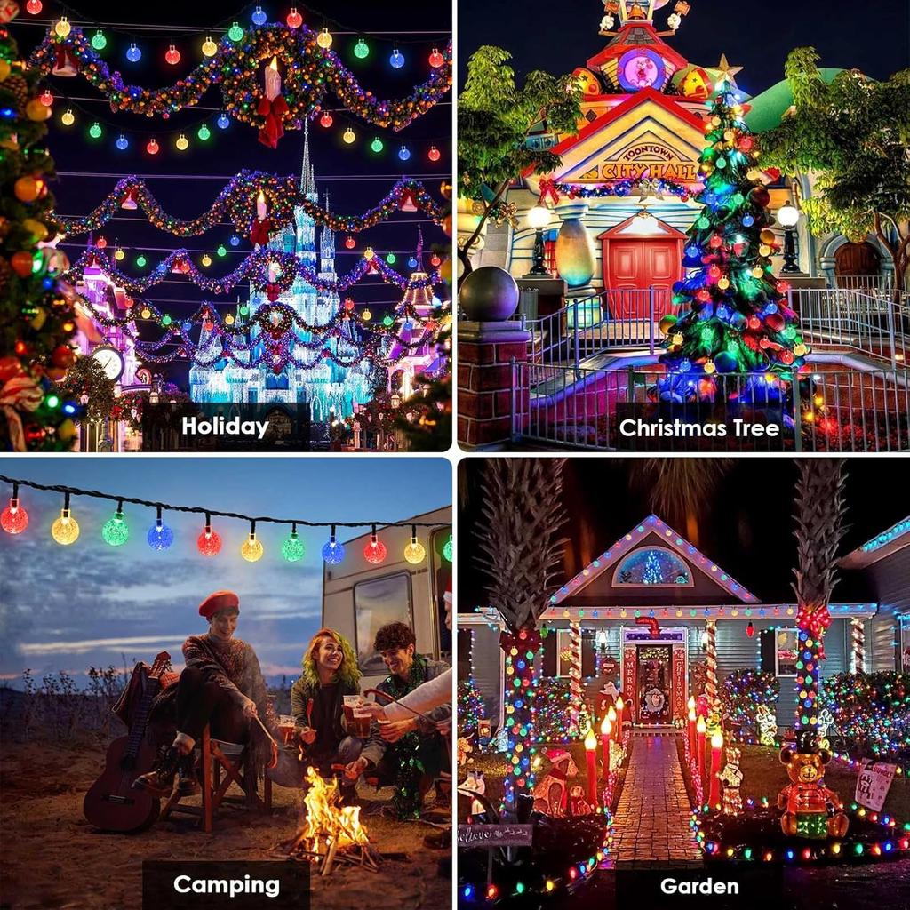 Солнечный пузырь шар световая гирлянда светодиодный хрустальный шар открытый кемпинг палатка атмосфера световая гирлянда