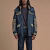 Коллаборация Levis X White Mountaineering Серия Midnight Blue Повседневная куртка с капюшоном Мужская куртка Деним 17880-0002