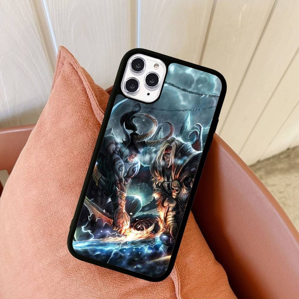 Игровой чехол W-Warcrafts Of The W-World для iPhone 17 16 15 14 13 12 11 Pro Max Plus, противоударная задняя крышка из ПК+ТПУ