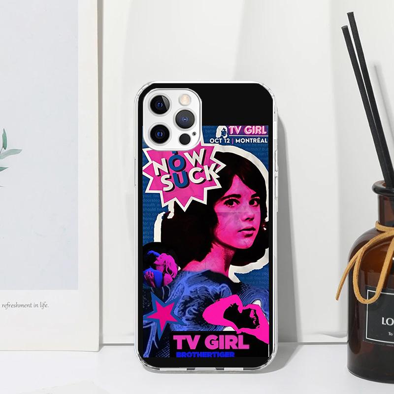 TV Girl Album Phone Case For Iphone 17 Air 16 15 Plus 16E 14 Pro Max 13 Mini 12 11 7 8 SE Fundas Soft Back Cover 17 Air 16 15 Pl