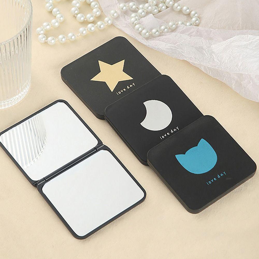 Высококачественное ручное зеркало, двухсторонние стоматологические зеркала, складное зеркало для макияжа, для студентов