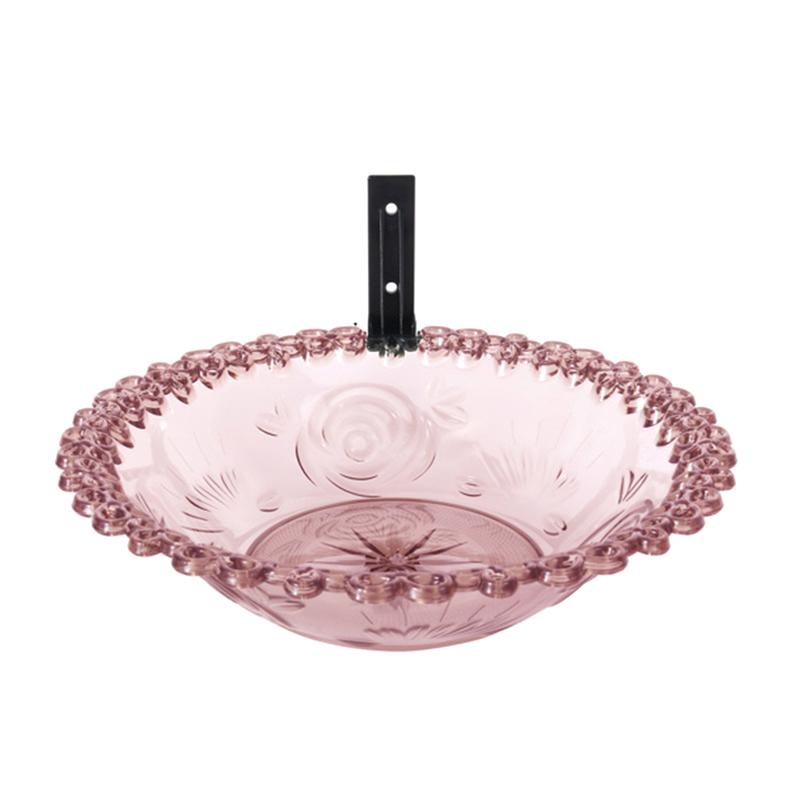 Ванночка для птиц, монтируемая на палубу, чаша, кормушки для птиц на ограде, поднос, монтируемая на дерево ванночка для диких птиц для улицы, место для еды и воды, устанавливается на палубе