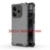 Shockproof Transparent Case For Redmi Note 14 4G Honeycomb Armor Full Back Case Redmi Note 14 4G Case Cover For Redmi Note 14 4G