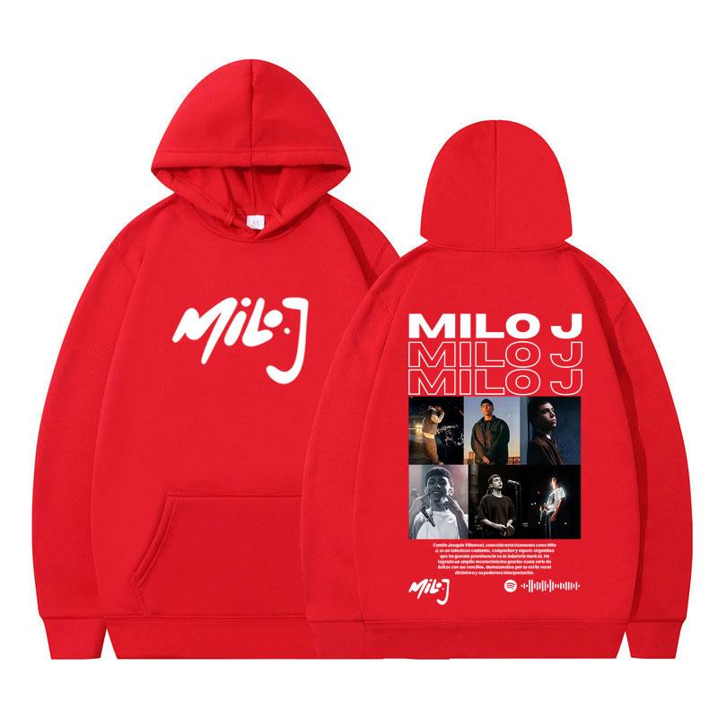 Rapper Milo J Fashion Tour 2026 Print T Shirt Men Fashion T-shirt Summer Short-sleeved Hip Hop Cotton Punk Oversized T-shirts