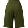 Women's Summer Shorts Cotton Linen Capri Pants Knee Length Loose Wide Leg with Pockets CGreen XXL Plus Size Casual Pants