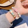 Charming Beaded Fish Bracelets: Stylish, Elastic, and Fairy-Like Accessories for Women.